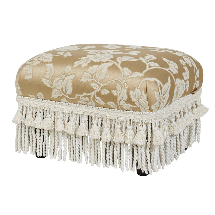 Fiona Neutral Upholstered Decorative Footstool Ottoman