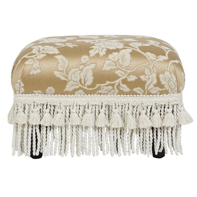 Fiona Neutral Upholstered Decorative Footstool Ottoman