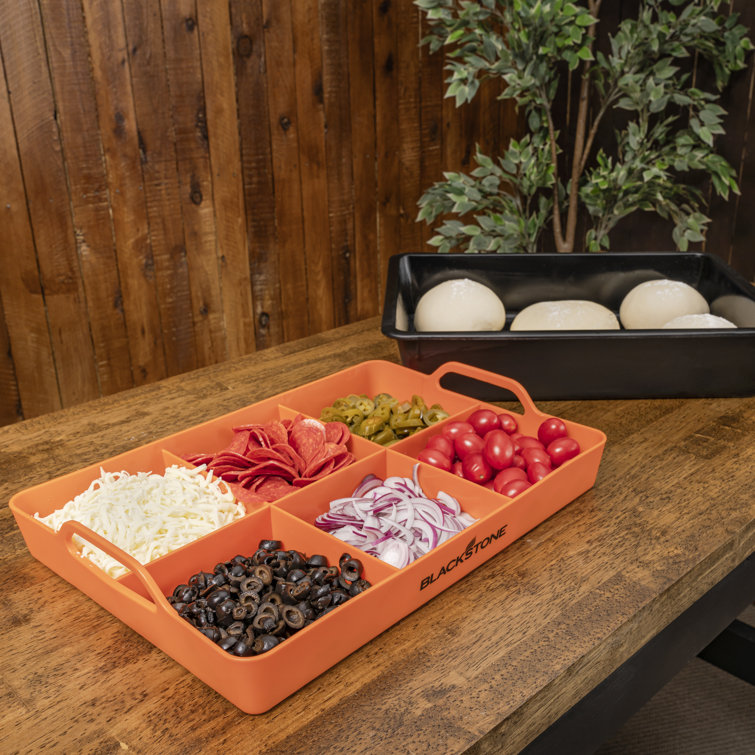 Black Plastic Pizza Dough Proofing Kit with Lid
