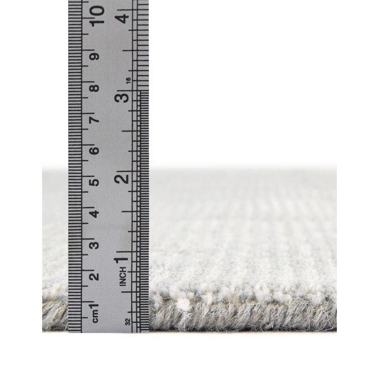 Gray Manor Hand-knotted Wool Rectangular Area Rug