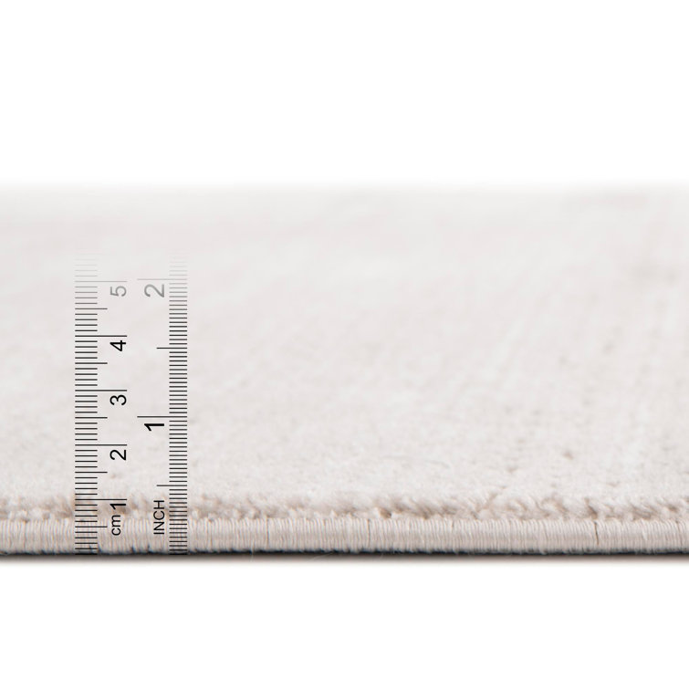 Reversible Easy-Care Brown Synthetic 4' x 6' Area Rug