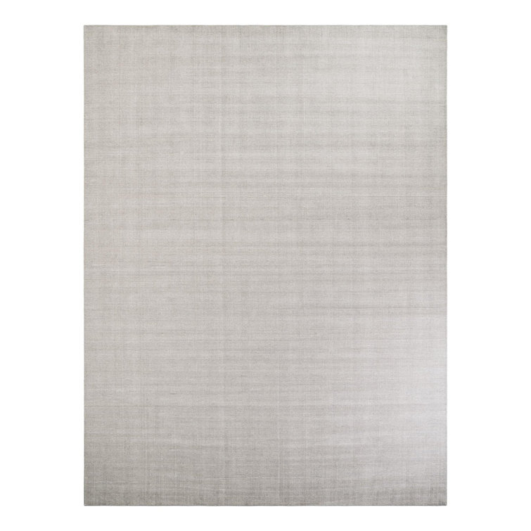 Gray Manor Hand-knotted Wool Rectangular Area Rug