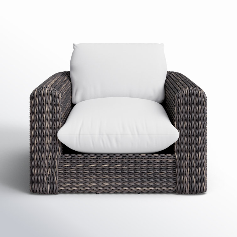 Montauk Cream Cushioned Coastal Swivel Lounge Chair