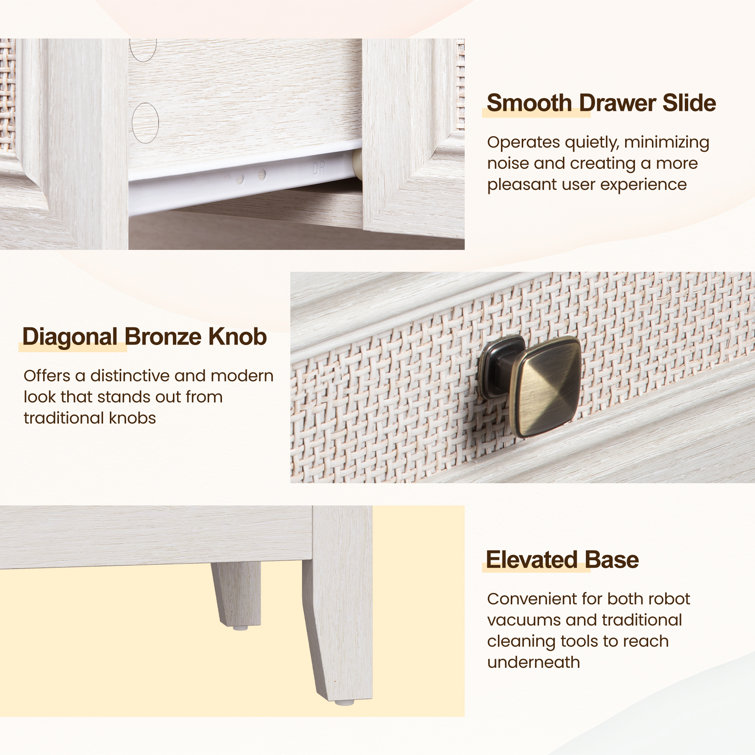 28'' 2 Drawer Accent Storage Cabinet