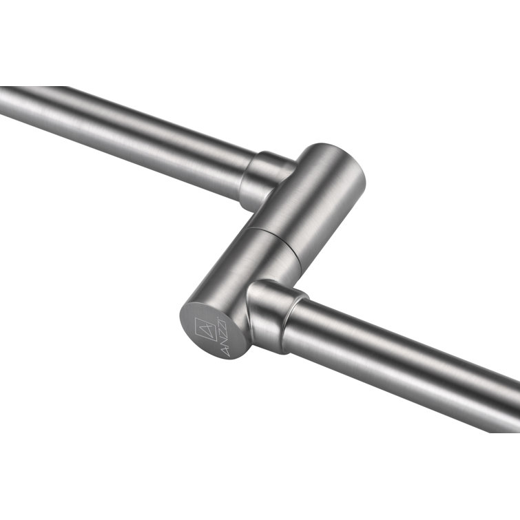 Brushed Nickel Wall Mounted Dual Joint Pot Filler