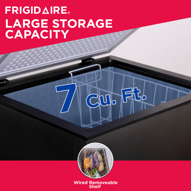 Frigidaire 7 Cu. Ft. Granite Chest Freezer with Adjustable Thermostat