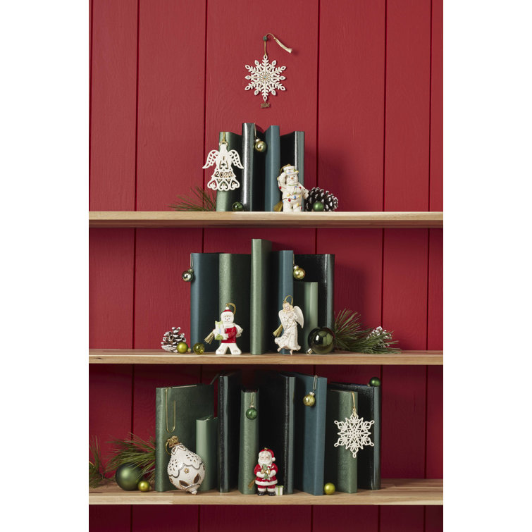 ANNUAL DATED 2024 Santa With Pickle & Candy Cane Ornament