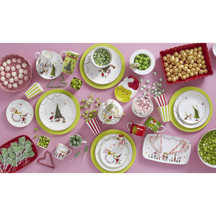 Whoville Christmas Ceramic Mugs Set of Four