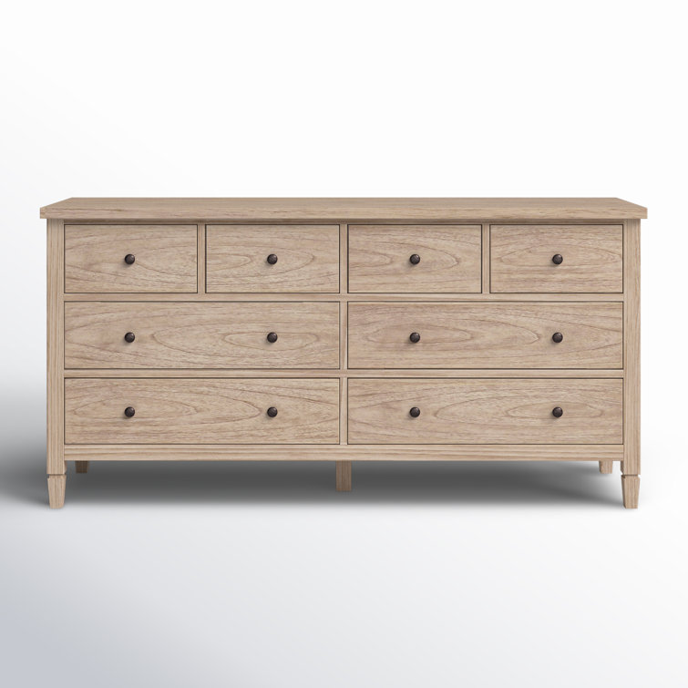 Flagstaff Natural Wood 8-Drawer Double Dresser