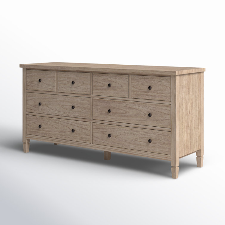 Flagstaff Natural Wood 8-Drawer Double Dresser