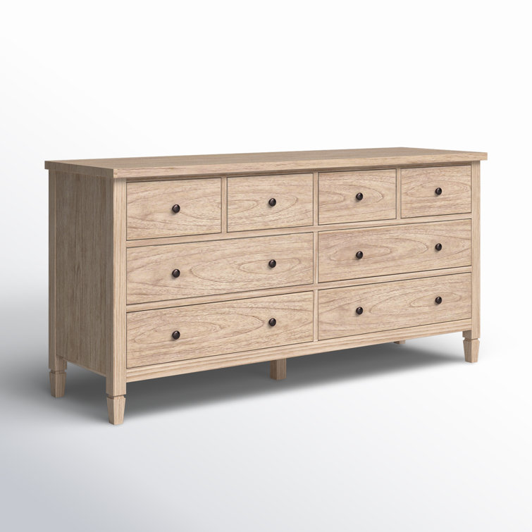 Flagstaff Natural Wood 8-Drawer Double Dresser