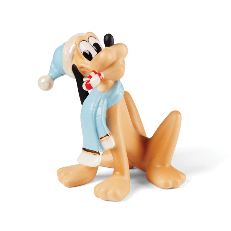 Disney Winter Fun 5-Piece Porcelain Figurine Set with 24K Gold Accents