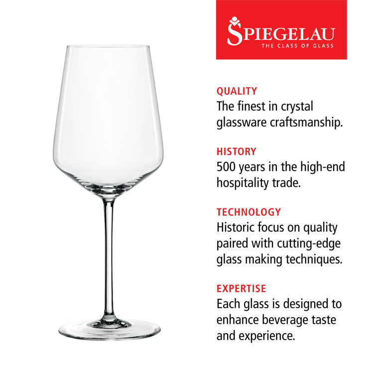 15.5 oz Crystal White Wine Glass Set of 4