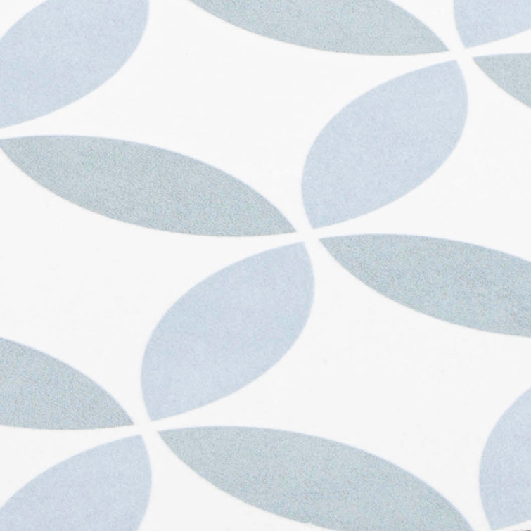 Lazio Green and White 6x6 Matte Porcelain Tile
