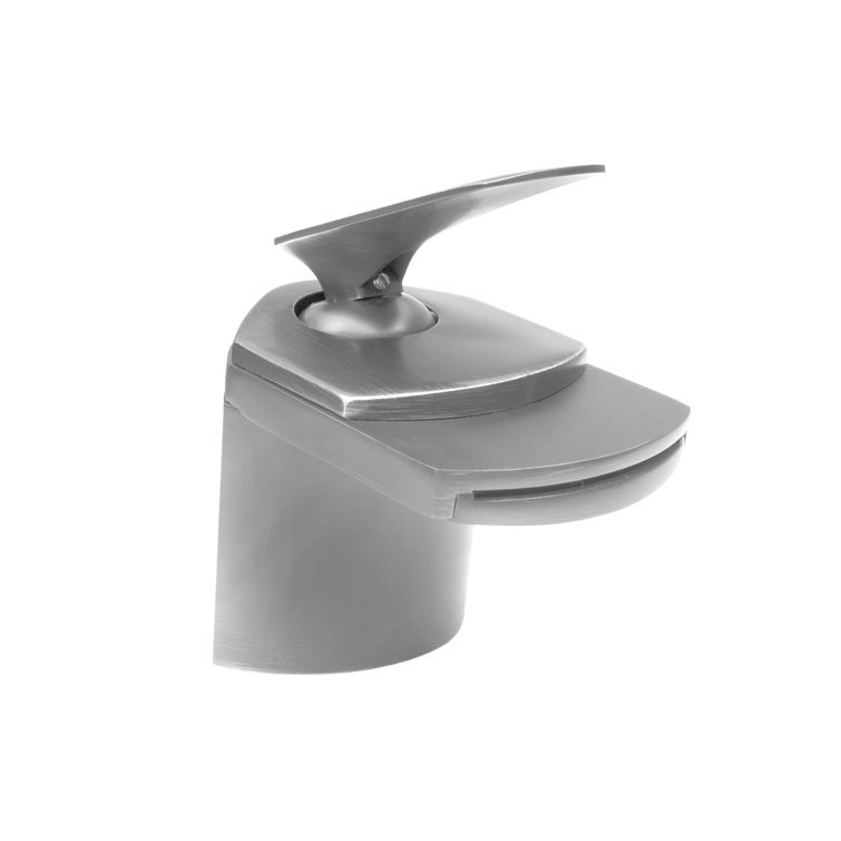Brushed Nickel Single-Handle Waterfall Bathroom Faucet