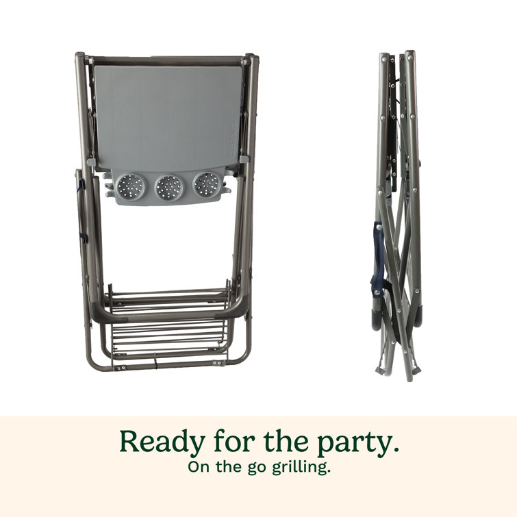 Cuisinart Portable Folding Grill Stand with Side Trays