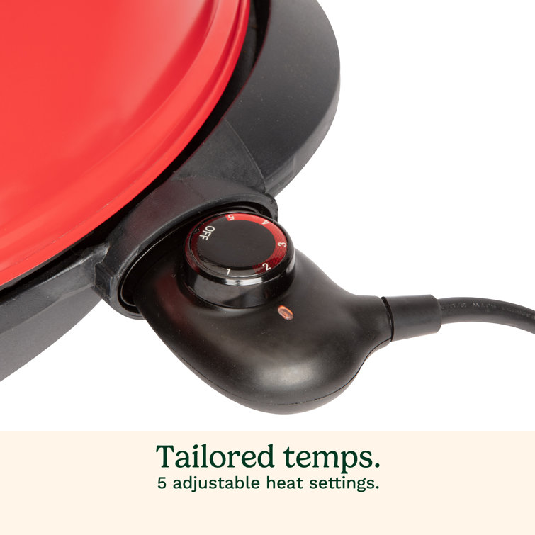 Cuisinart Red 2-in-1 Indoor/Outdoor Electric Grill