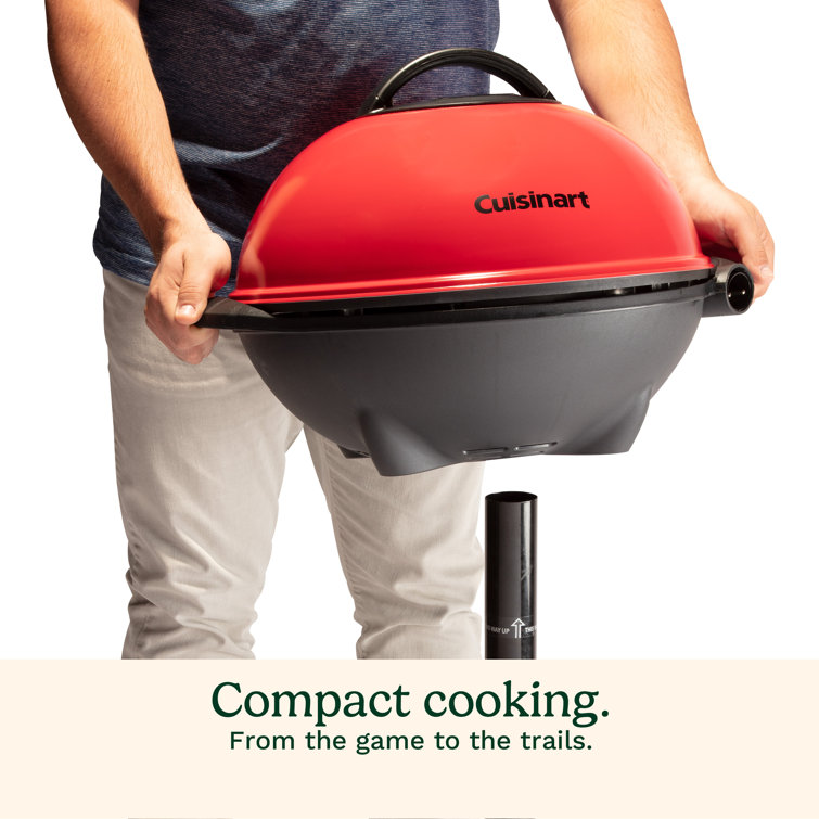 Cuisinart Red 2-in-1 Indoor/Outdoor Electric Grill