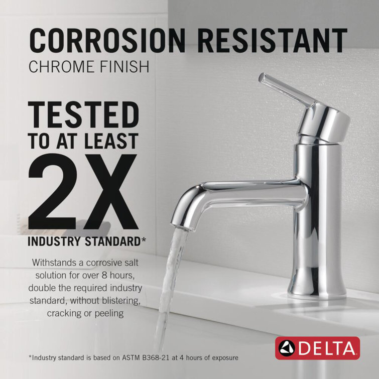 Sleek Modern Chrome Single-Handle Deck Mounted Bathroom Faucet