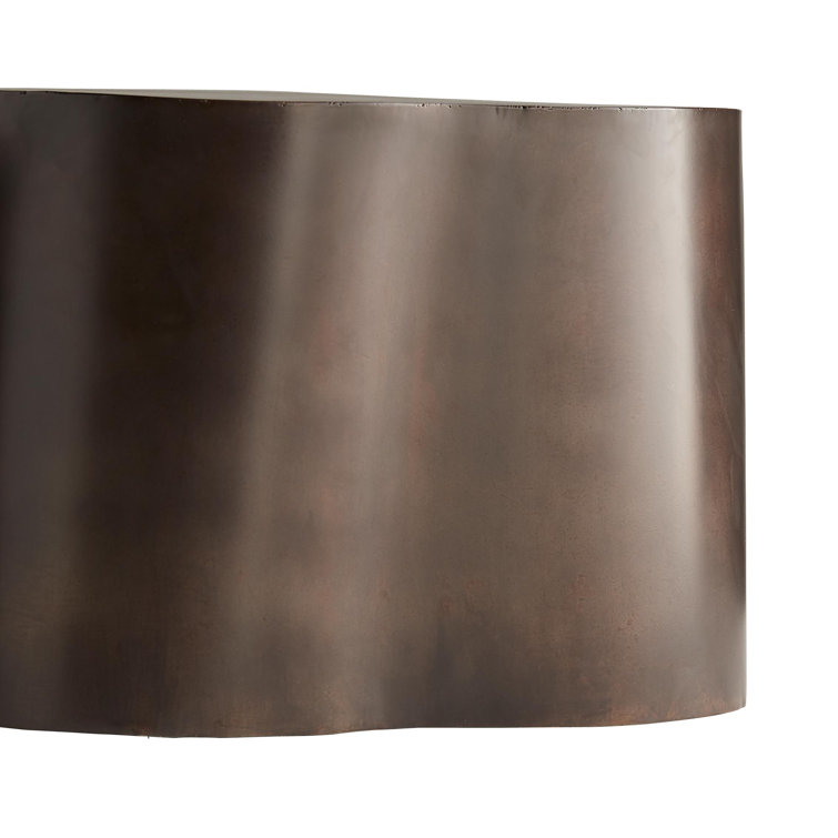 Bronze Sculptural Metal Coffee Table