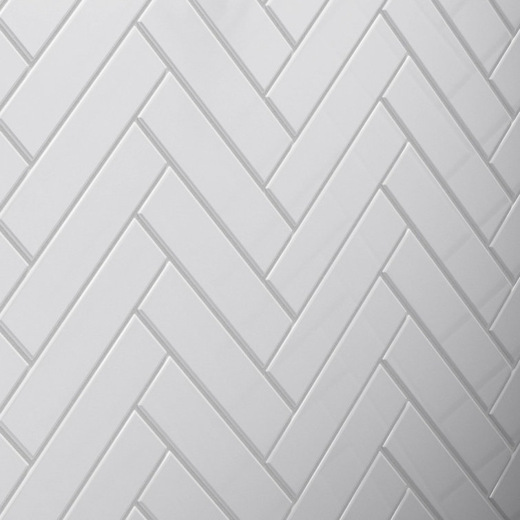 Soft Ivory Gloss 2x8 Glass Subway Tile