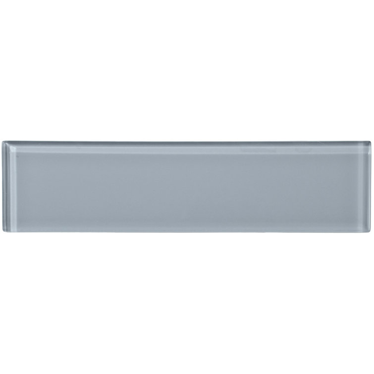 Aqua Blue Gloss 2x8 Glass Subway Tile