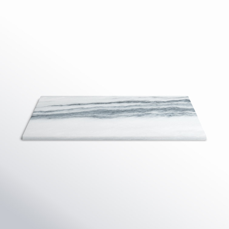Elegant Rectangular Gray Marble Cheese Board