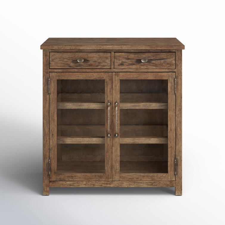 Rustic Brown Oak Veneer Pie Chest with Soft Close Drawer