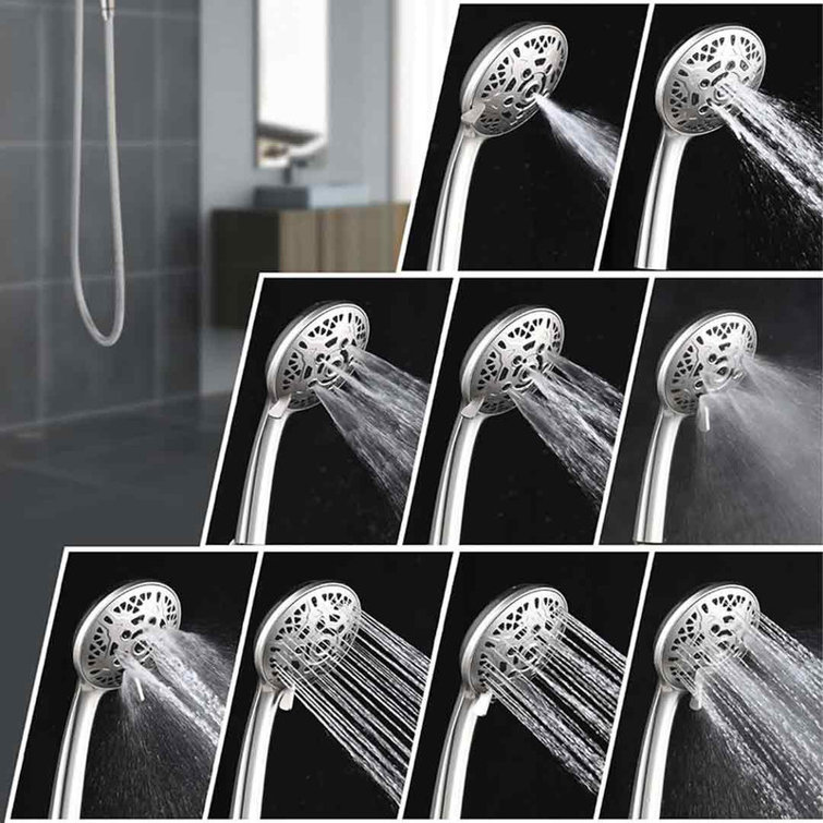 Nickel Dual-Head Rainfall and Handheld Shower Combo