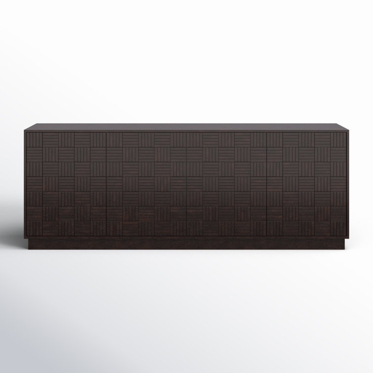 Albis 81'' Dark Brown Mango Wood Sideboard