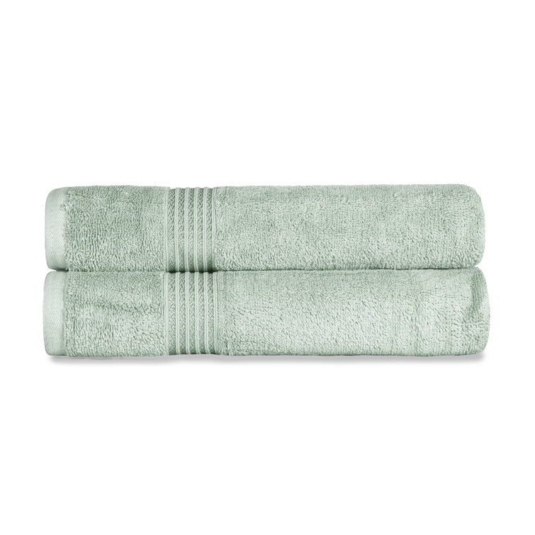 Oversized Sage Egyptian Cotton Washcloth Set