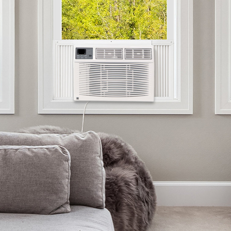 White 10000 BTU Window Air Conditioner with Remote Control