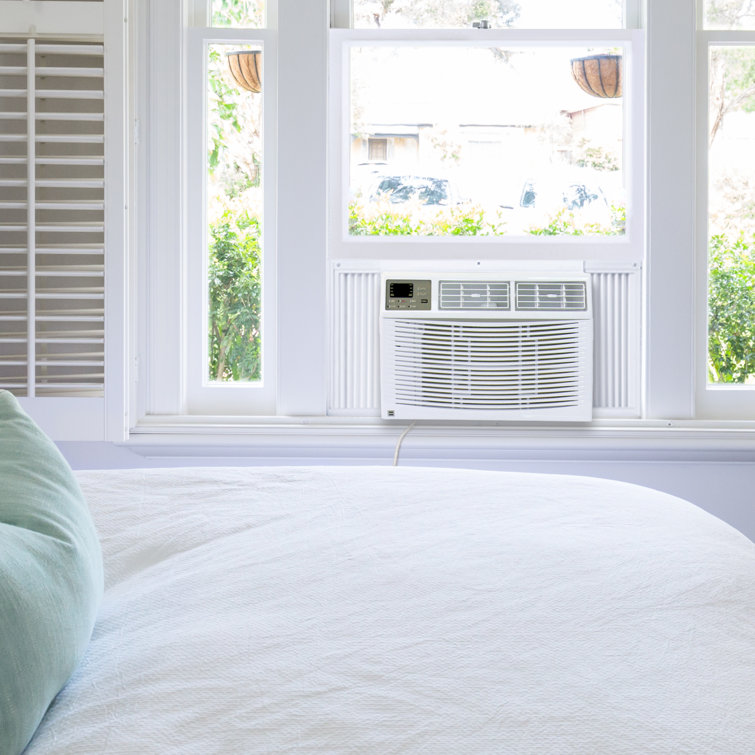 White 10000 BTU Window Air Conditioner with Remote Control