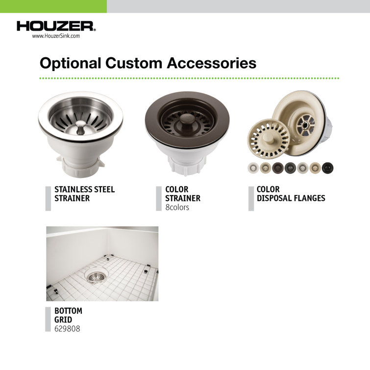 Cloud White Granite Composite Single Bowl Kitchen Sink