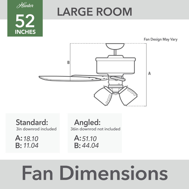 Builder 52" 5-Blade Energy Star® Standard Ceiling Fan With Lights And Pull Chain
