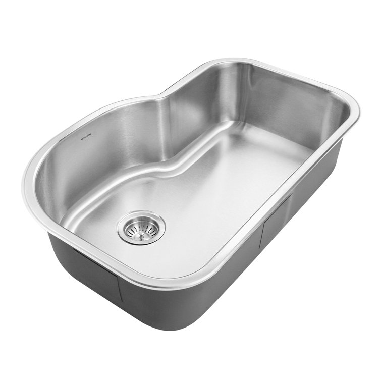 Belleo 31.5'' Drop-In Single Bowl Stainless Steel Kitchen Sink