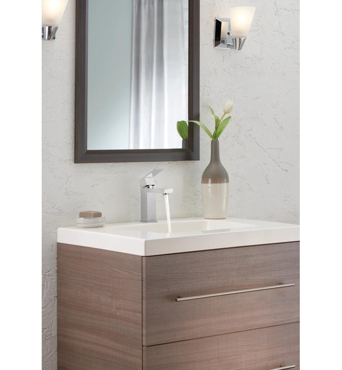 Modern Chrome Single Handle Brass Bathroom Faucet