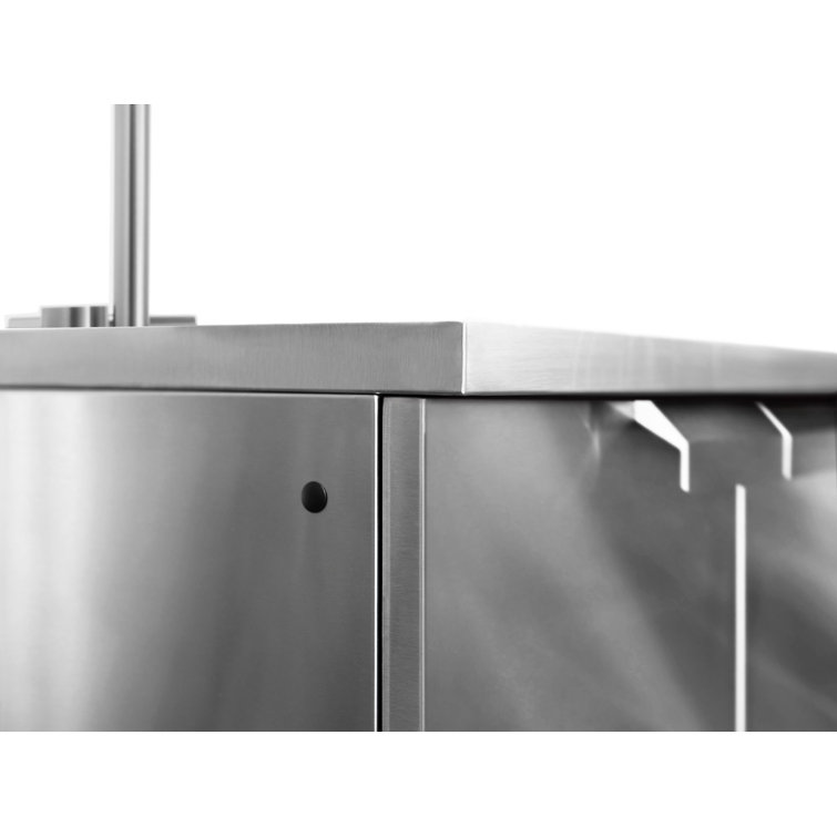 Stainless Steel 5-Piece Outdoor Kitchen Cabinet Set