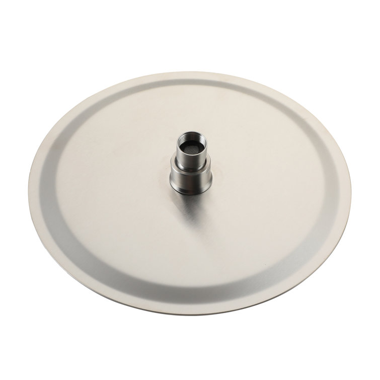 10" Round Brushed Nickel Rain Shower Head