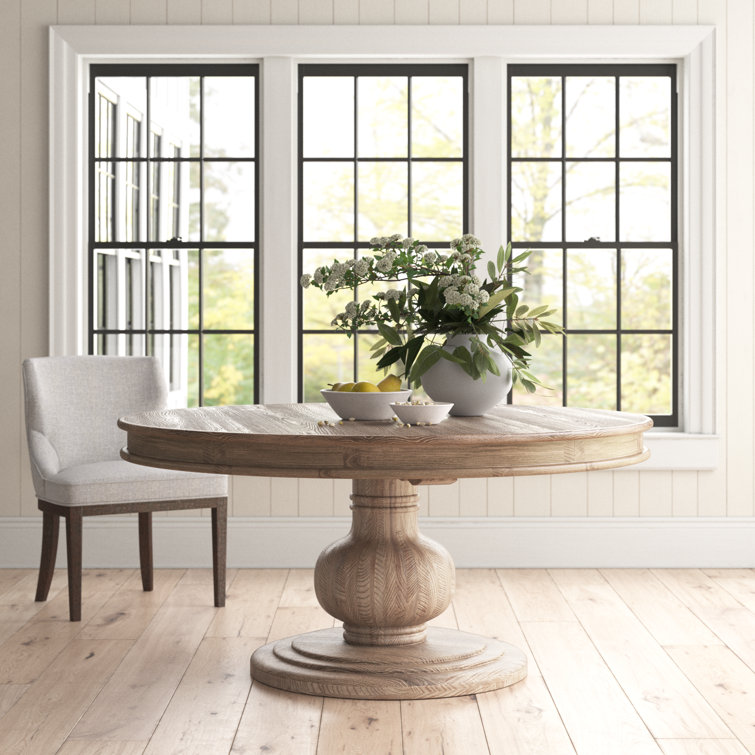 Baldwin 60" Round Reclaimed Pine Rustic Dining Table