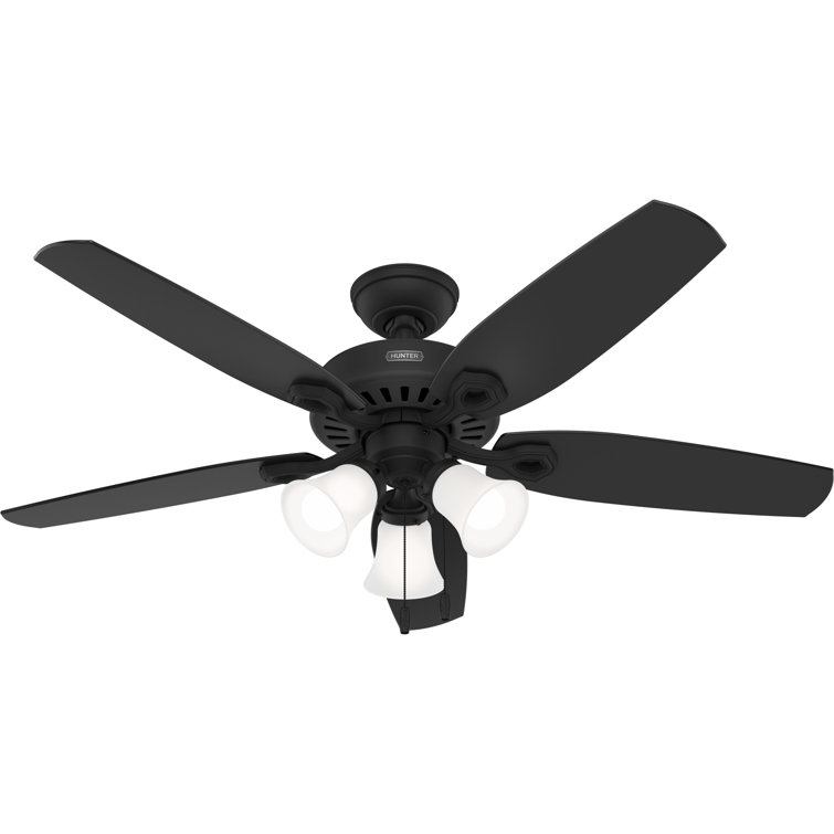 Builder 52" 5-Blade Energy Star® Standard Ceiling Fan With Lights And Pull Chain