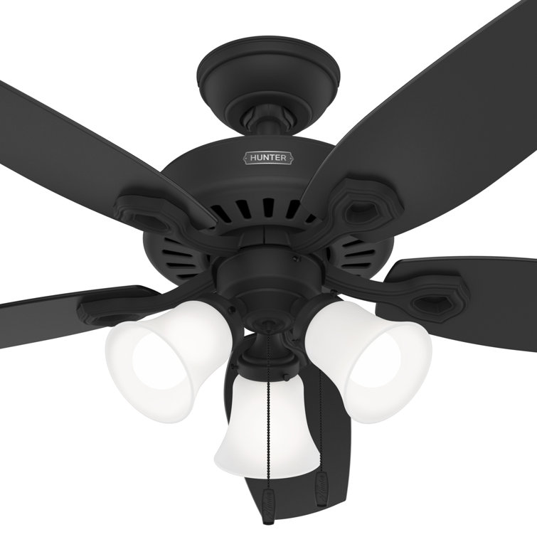 Builder 52" 5-Blade Energy Star® Standard Ceiling Fan With Lights And Pull Chain