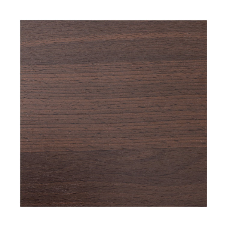 Walnut Adjustable Height Rolling Laptop Desk with Side Table
