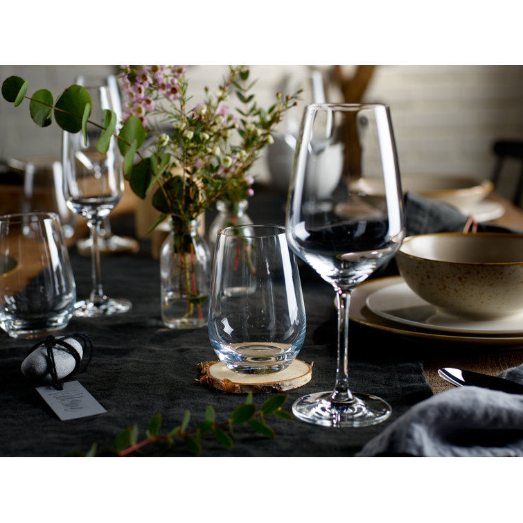 Clear Lead-Free Crystal 16.75 oz Champagne Glass Set of 4