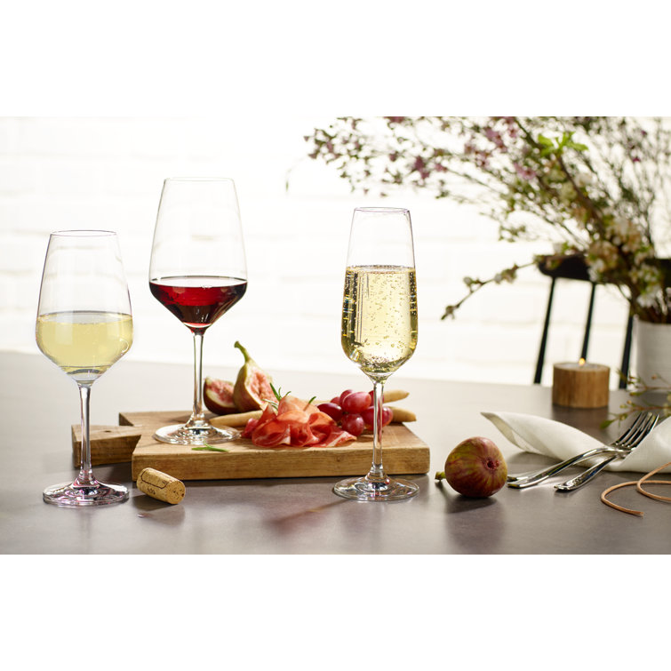 Clear Lead-Free Crystal 16.75 oz Champagne Glass Set of 4