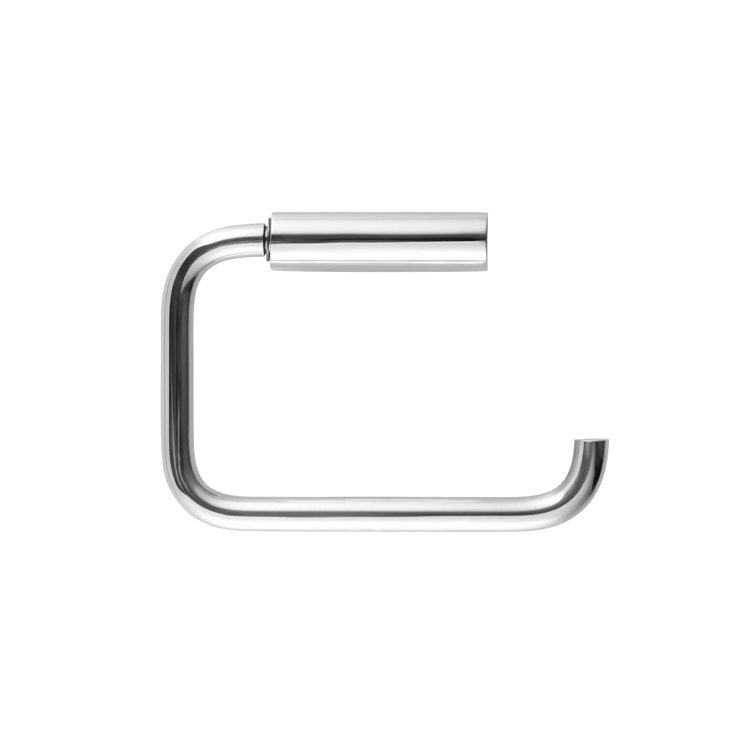 Polished Stainless Steel Modern Wall Mounted Toilet Paper Holder