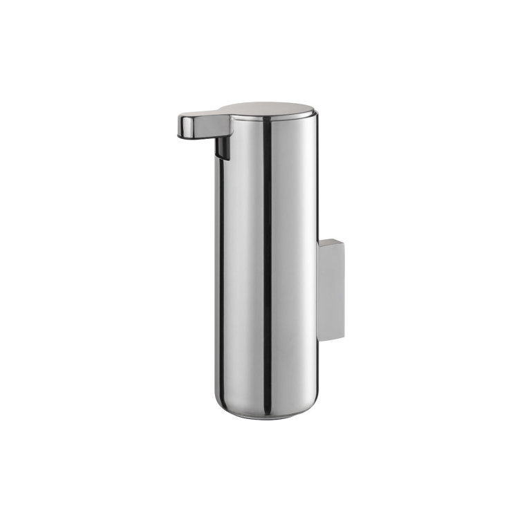 Polished Stainless Steel Wall Mounted Soap Dispenser