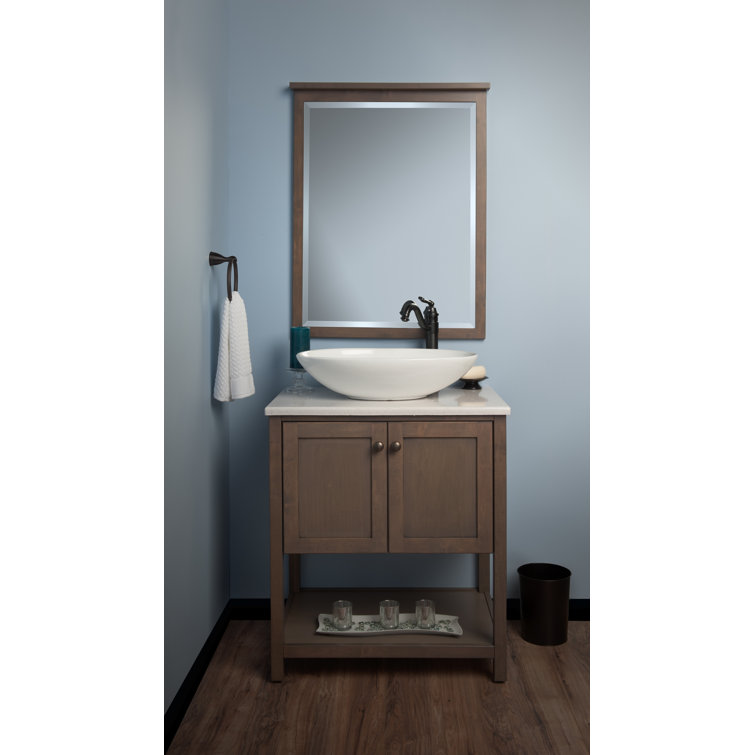 Bianco White Ceramic Oval Vessel Sink with Overflow