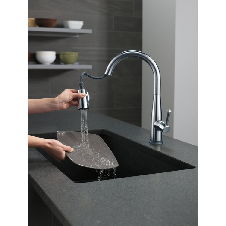 Stainless Steel Pull-Down Kitchen Faucet with Touch Technology