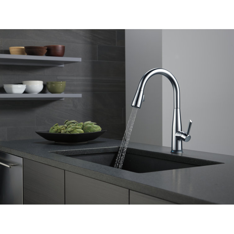 Stainless Steel Pull-Down Kitchen Faucet with Touch Technology